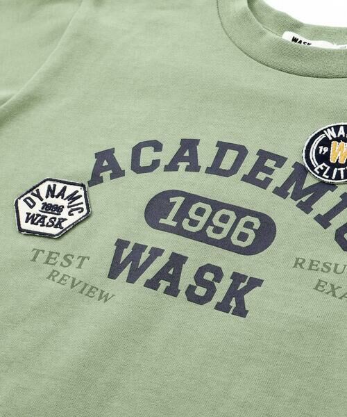 WASK / ワスク Tシャツ | ワッペンTシャツ+ロゴ柄ロンT セット(100~160cm) | 詳細9