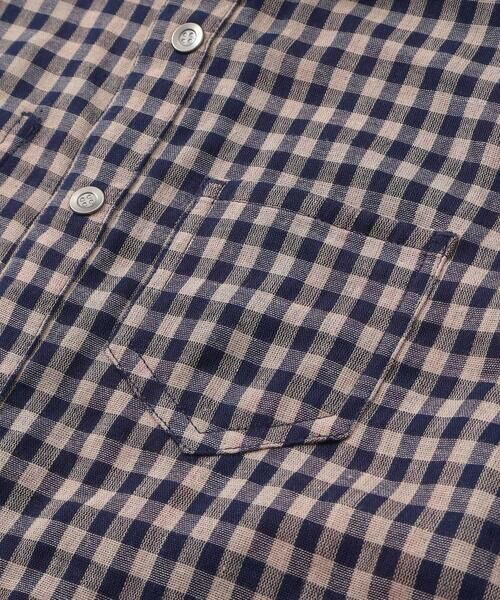 WASK / ワスク シャツ・ブラウス | チェック柄リバーシブルガーゼシャツ(100~160cm) | 詳細18