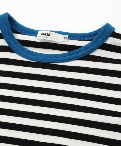 WASK / ワスク Tシャツ | ロゴパッチＴシャツ＋ボーダーロンＴ セット(100~160cm) | 詳細11