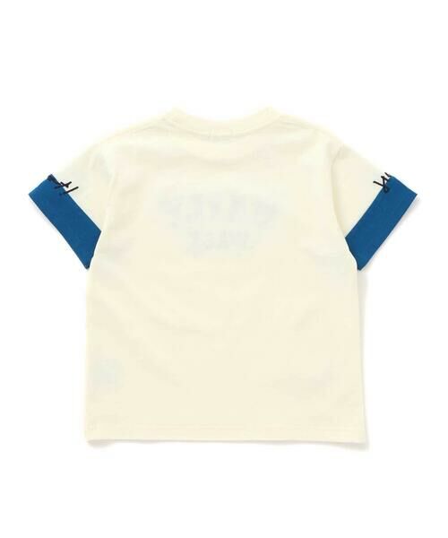 WASK / ワスク Tシャツ | ロゴパッチＴシャツ＋ボーダーロンＴ セット(100~160cm) | 詳細4