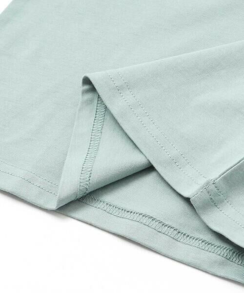 WASK / ワスク Tシャツ | バイカラー手書き風ロゴ天竺Tシャツ(100~160cm) | 詳細15