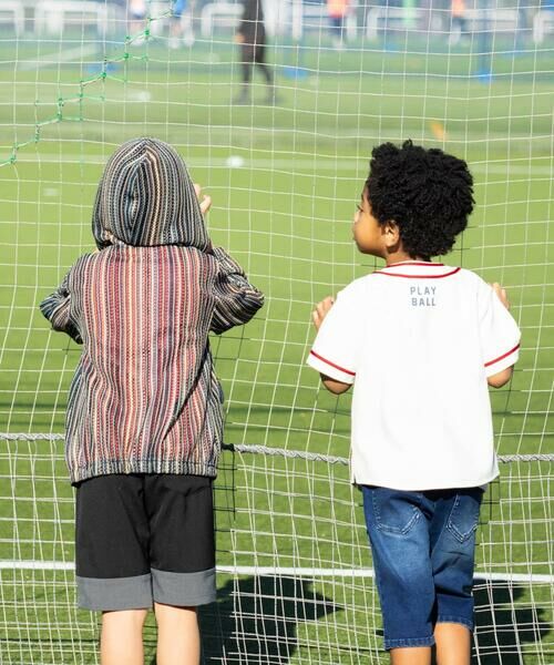 WASK / ワスク パーカー | ナイロンロゴマルチカラーパーカー(110~160cm) | 詳細2