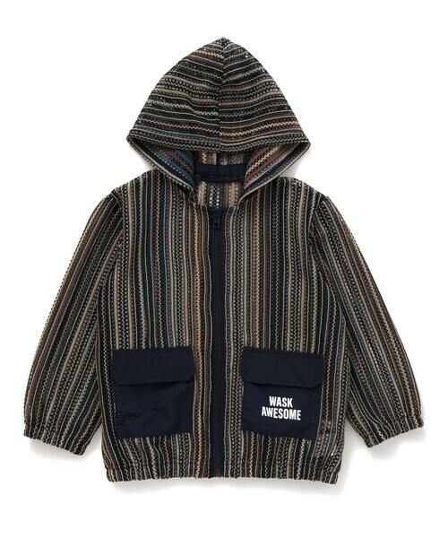 WASK / ワスク パーカー | ナイロンロゴマルチカラーパーカー(110~160cm) | 詳細4