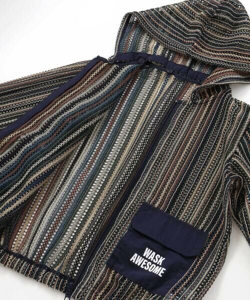 WASK / ワスク パーカー | ナイロンロゴマルチカラーパーカー(110~160cm) | 詳細7