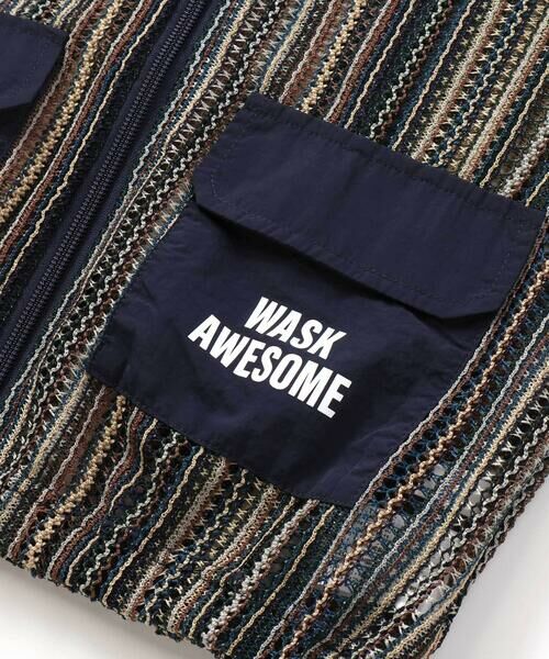 WASK / ワスク パーカー | ナイロンロゴマルチカラーパーカー(110~160cm) | 詳細9