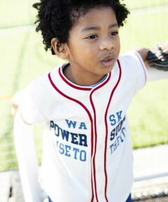 WASK / ワスク Tシャツ | トロストレッチロゴベースボールシャツ(110~160cm)