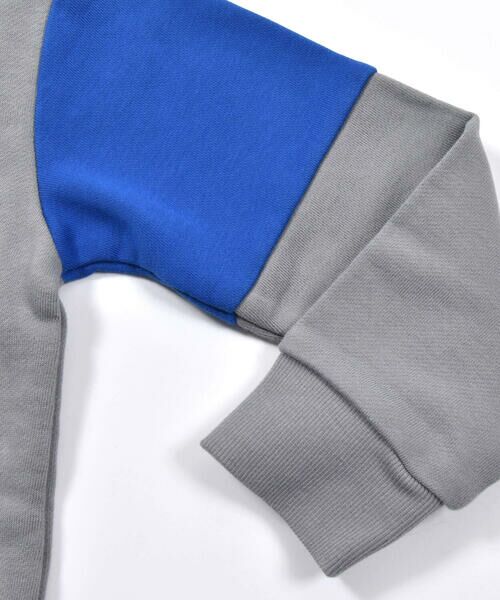 WASK / ワスク Tシャツ | バイカラーカレッジロゴ裏毛トレーナー(100~160cm) | 詳細6