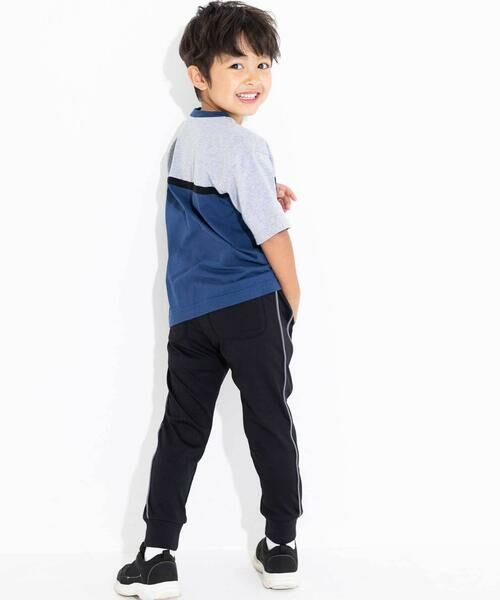 WASK / ワスク ショート・ハーフ・半端丈パンツ | ミニ裏毛サイドラインジョガーパンツ(100~160cm) | 詳細2