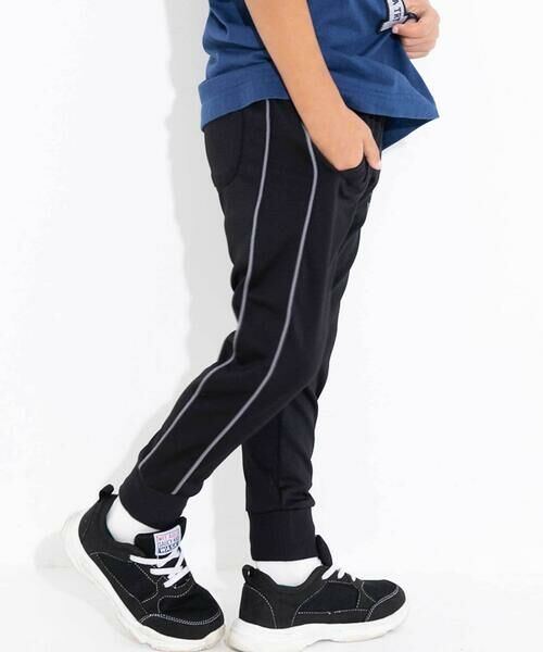 WASK / ワスク ショート・ハーフ・半端丈パンツ | ミニ裏毛サイドラインジョガーパンツ(100~160cm) | 詳細3