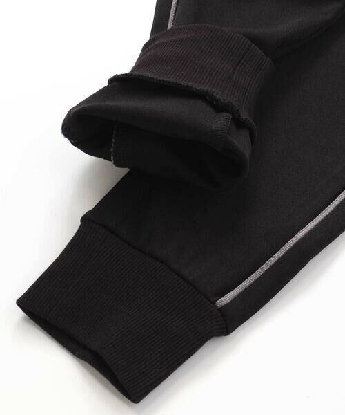 WASK / ワスク ショート・ハーフ・半端丈パンツ | ミニ裏毛サイドラインジョガーパンツ(100~160cm) | 詳細7