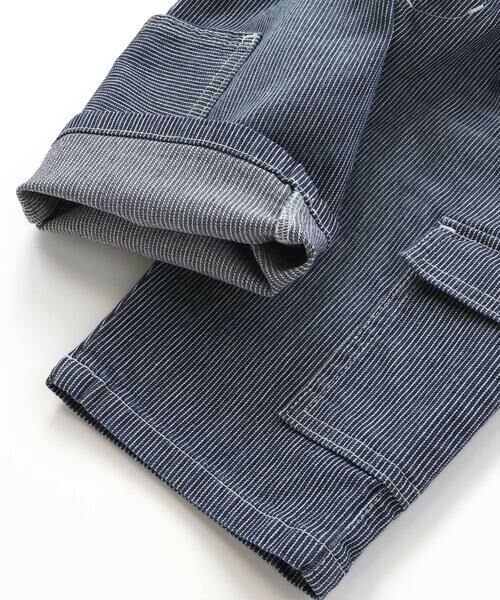 WASK / ワスク ショート・ハーフ・半端丈パンツ | 5.5分丈ヒッコリーワークパンツ(100~160cm) | 詳細10