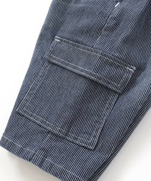 WASK / ワスク ショート・ハーフ・半端丈パンツ | 5.5分丈ヒッコリーワークパンツ(100~160cm) | 詳細11