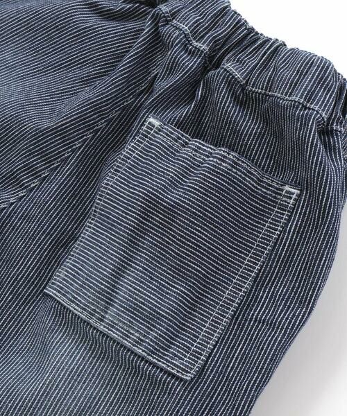 WASK / ワスク ショート・ハーフ・半端丈パンツ | 5.5分丈ヒッコリーワークパンツ(100~160cm) | 詳細13