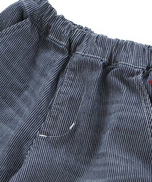 WASK / ワスク ショート・ハーフ・半端丈パンツ | 5.5分丈ヒッコリーワークパンツ(100~160cm) | 詳細8