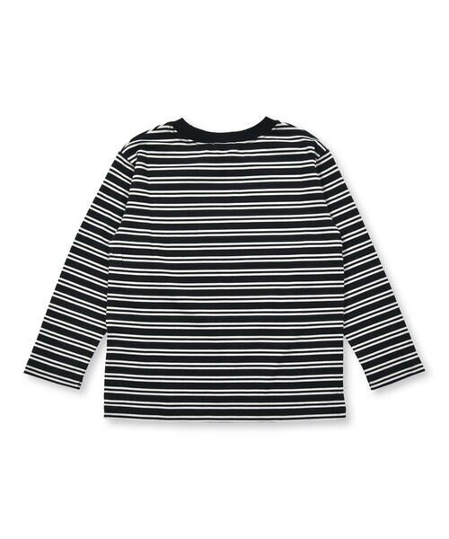 WASK / ワスク Tシャツ | ボーダーロゴプリント天竺Tシャツ(100~160cm) | 詳細4