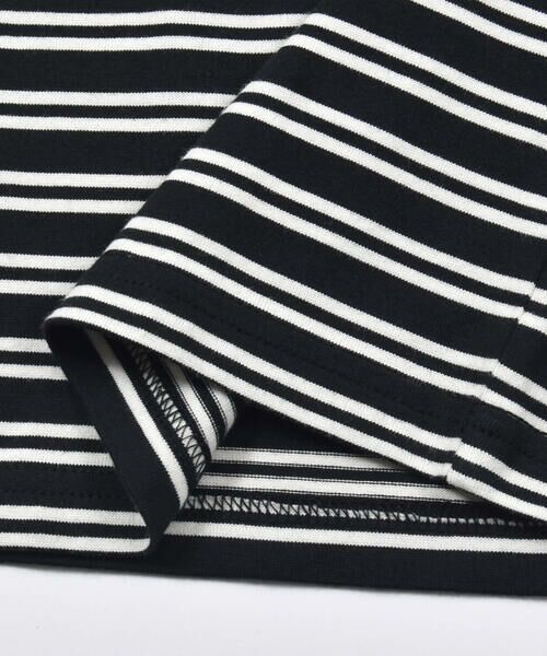 WASK / ワスク Tシャツ | ボーダーロゴプリント天竺Tシャツ(100~160cm) | 詳細7