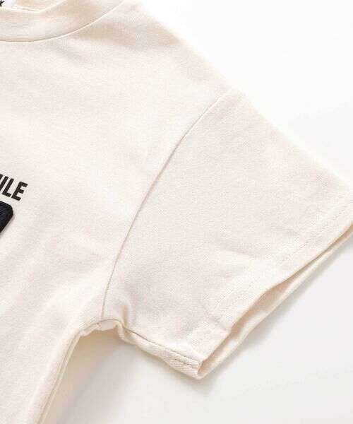 WASK / ワスク Tシャツ | カラフルロゴパッチ刺しゅう天竺Tシャツ(100~160cm) | 詳細8