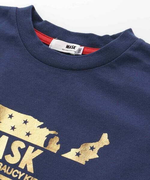 WASK / ワスク Tシャツ | 【接触冷感】WASKマーク箔プリント天竺Tシャツ(100~160cm) | 詳細3