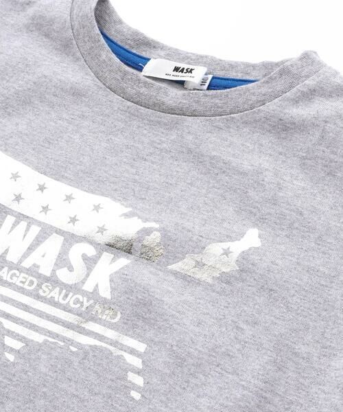 WASK / ワスク Tシャツ | 【接触冷感】WASKマーク箔プリント天竺Tシャツ(100~160cm) | 詳細15
