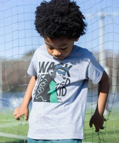 WASK / ワスク Tシャツ | 【速乾】WASKサル×恐竜天竺Tシャツ(80~160cm)