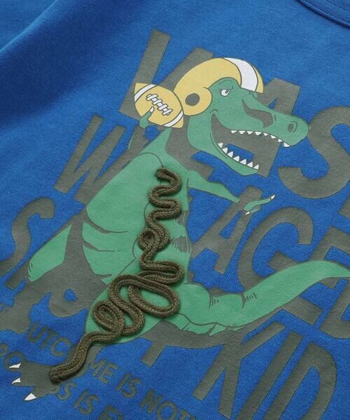 WASK / ワスク Tシャツ | 【速乾】WASKサル×恐竜天竺Tシャツ(80~160cm) | 詳細6