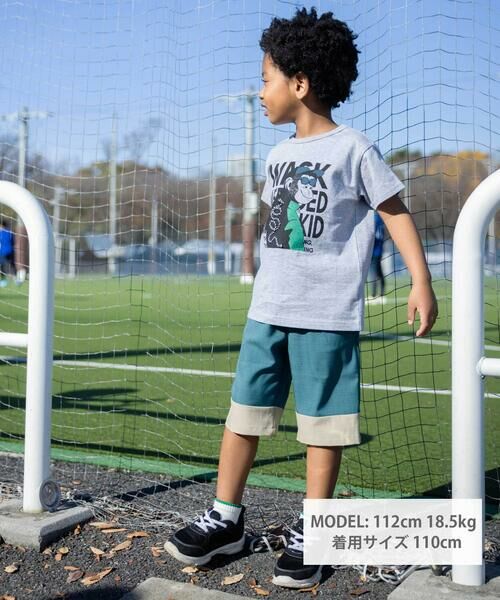 WASK / ワスク Tシャツ | 【速乾】WASKサル×恐竜天竺Tシャツ(80~160cm) | 詳細16