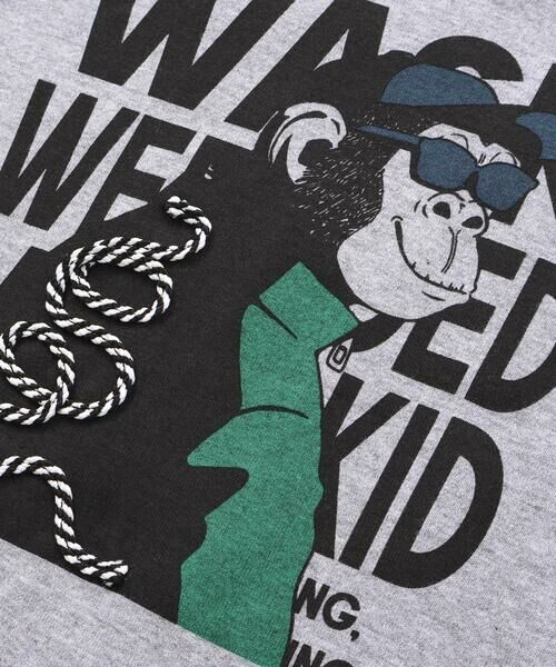WASK / ワスク Tシャツ | 【速乾】WASKサル×恐竜天竺Tシャツ(80~160cm) | 詳細22