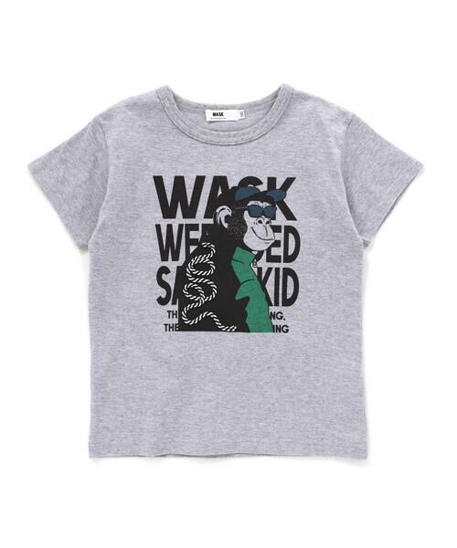 WASK / ワスク Tシャツ | 【速乾】WASKサル×恐竜天竺Tシャツ(80~160cm) | 詳細20