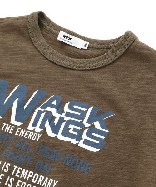 WASK / ワスク Tシャツ | スラブ天竺アメカジロゴTシャツ(100~160cm) | 詳細8