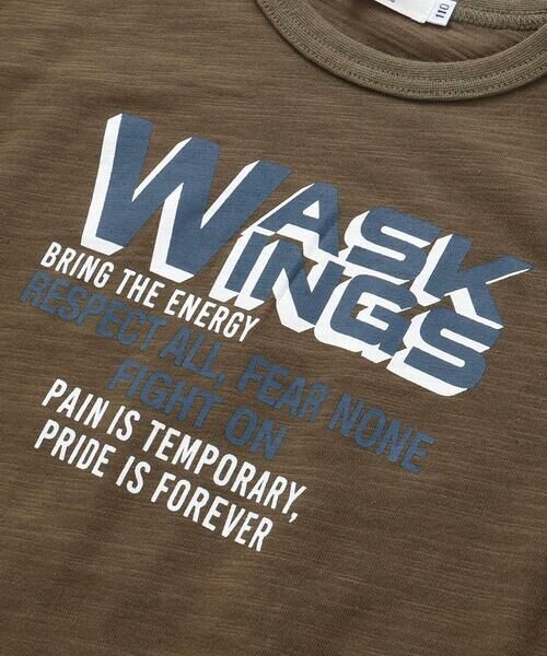 WASK / ワスク Tシャツ | スラブ天竺アメカジロゴTシャツ(100~160cm) | 詳細9