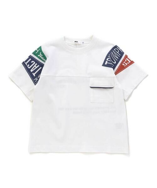 WASK / ワスク Tシャツ | 【接触冷感】天竺ペナントロゴTシャツ(110~160cm) | 詳細6