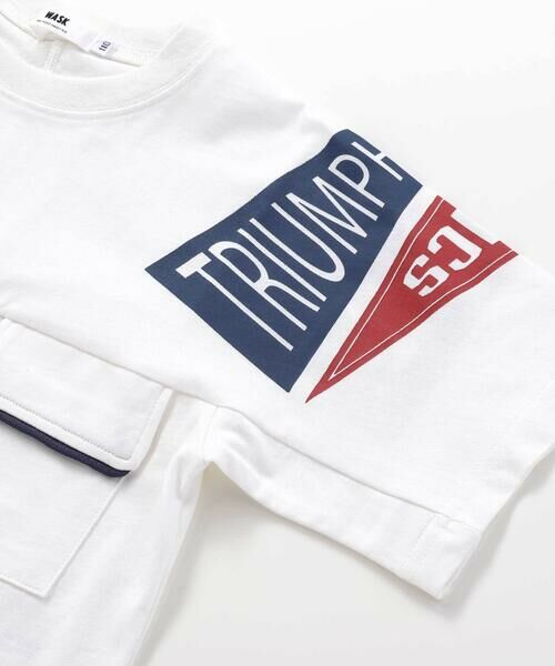 WASK / ワスク Tシャツ | 【接触冷感】天竺ペナントロゴTシャツ(110~160cm) | 詳細9