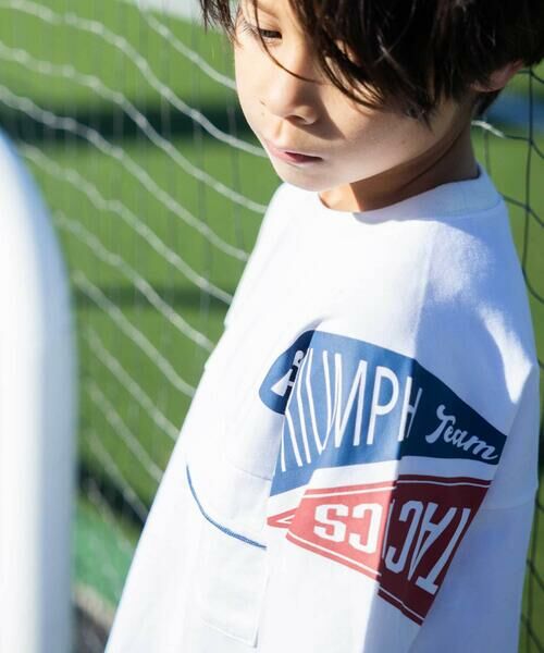 WASK / ワスク Tシャツ | 【接触冷感】天竺ペナントロゴTシャツ(110~160cm) | 詳細4