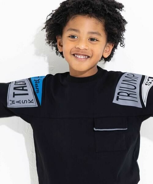 WASK / ワスク Tシャツ | 【接触冷感】天竺ペナントロゴTシャツ(110~160cm) | 詳細20