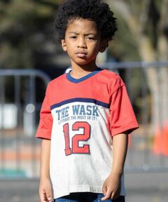 WASK / ワスク Tシャツ | 【速乾】Vネックユニフォーム風天竺Tシャツ(110~160cm)