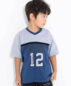 WASK / ワスク Tシャツ | 【速乾】Vネックユニフォーム風天竺Tシャツ(110~160cm)