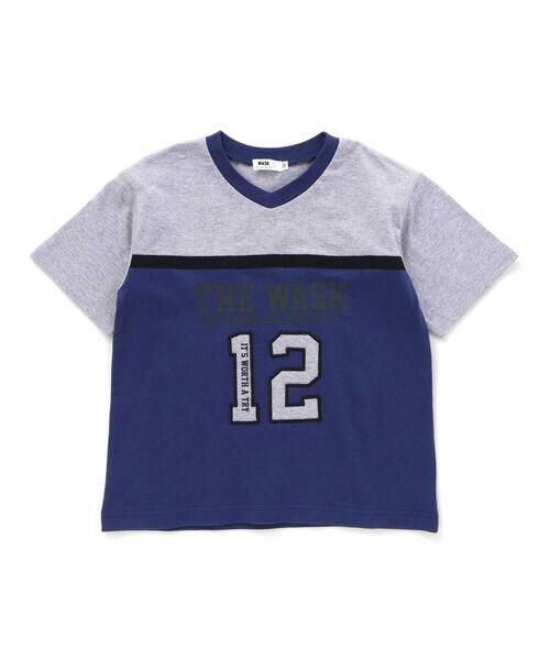 WASK / ワスク Tシャツ | 【速乾】Vネックユニフォーム風天竺Tシャツ(110~160cm) | 詳細10