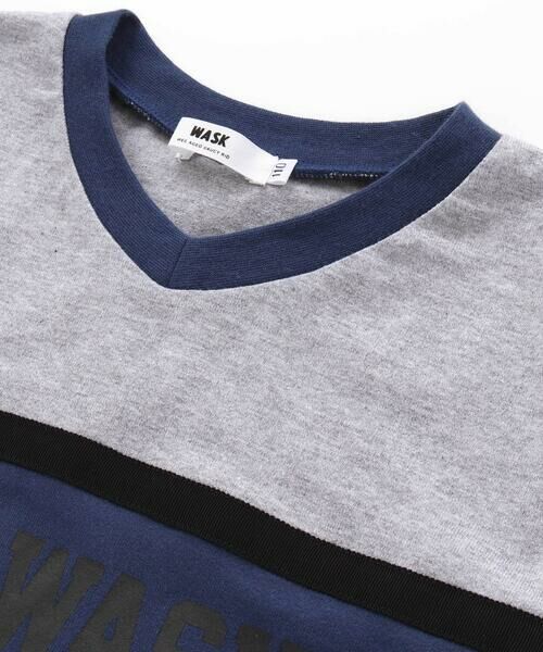 WASK / ワスク Tシャツ | 【速乾】Vネックユニフォーム風天竺Tシャツ(110~160cm) | 詳細12