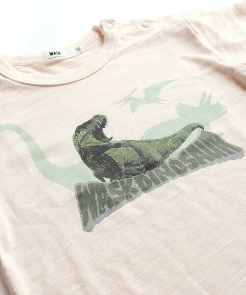 WASK / ワスク Tシャツ | 恐竜の愉快な仲間たちスラブ天竺Tシャツ(80~130cm) | 詳細5
