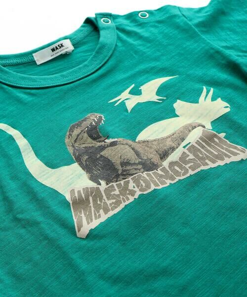 WASK / ワスク Tシャツ | 恐竜の愉快な仲間たちスラブ天竺Tシャツ(80~130cm) | 詳細12