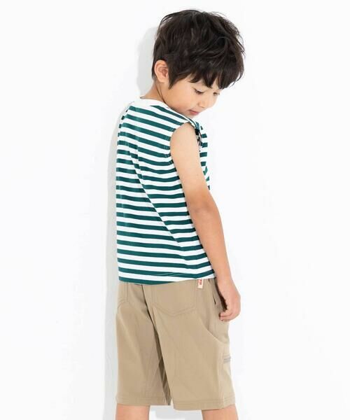 WASK / ワスク セットアップ | ロゴTシャツ&ボーダータンクトップセット(110~160cm) | 詳細4