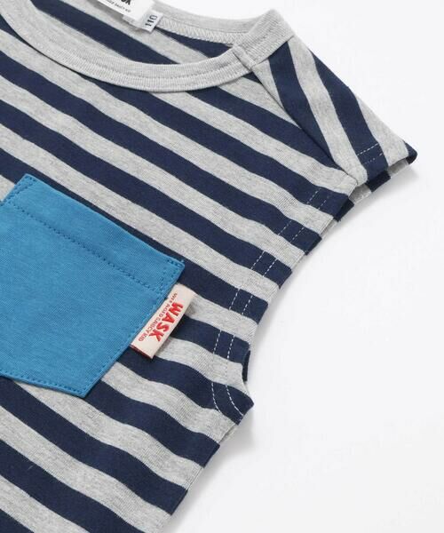 WASK / ワスク セットアップ | ロゴTシャツ&ボーダータンクトップセット(110~160cm) | 詳細19