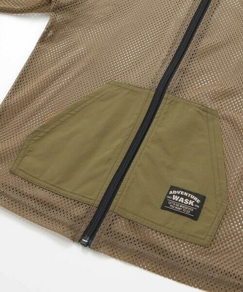 WASK / ワスク パーカー | 【防虫】ナイロンポケットメッシュ防虫パーカー(100~160cm) | 詳細11