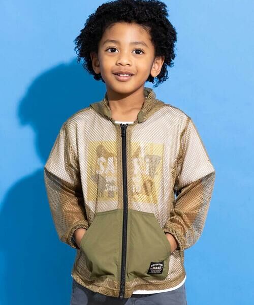 WASK / ワスク パーカー | 【防虫】ナイロンポケットメッシュ防虫パーカー(100~160cm) | 詳細2