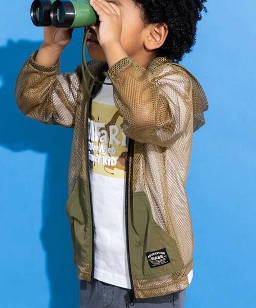 WASK / ワスク パーカー | 【防虫】ナイロンポケットメッシュ防虫パーカー(100~160cm) | 詳細4