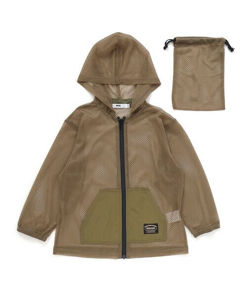 WASK / ワスク パーカー | 【防虫】ナイロンポケットメッシュ防虫パーカー(100~160cm) | 詳細5