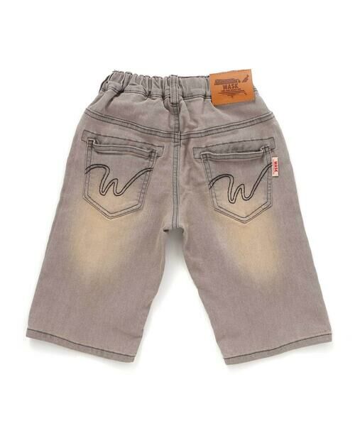 WASK / ワスク デニムパンツ | 6分丈合皮タグストレッチデニムパンツ(100~160cm) | 詳細10