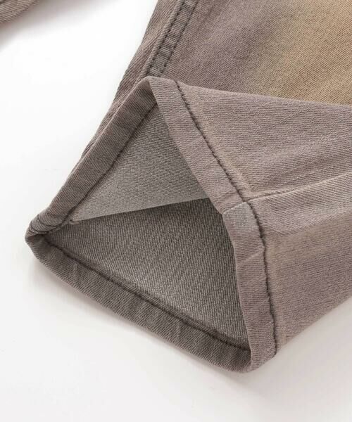 WASK / ワスク デニムパンツ | 6分丈合皮タグストレッチデニムパンツ(100~160cm) | 詳細15