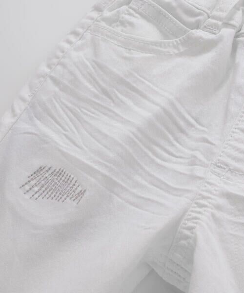 WASK / ワスク デニムパンツ | 6分丈ダメージ配色ストレッチデニムパンツ(110~160cm) | 詳細7