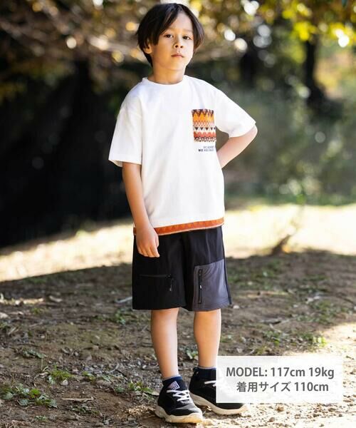 WASK / ワスク ショート・ハーフ・半端丈パンツ | 5.5分丈ファスナーポケットパンツ(100~160cm) | 詳細1